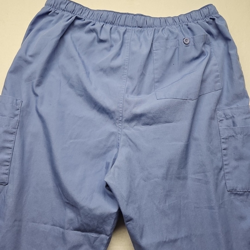 Cherokee Workwear Stretch Women's Mid Rise Pull-On Cargo Scrub Pants XL‎ - Picture 8 of 9